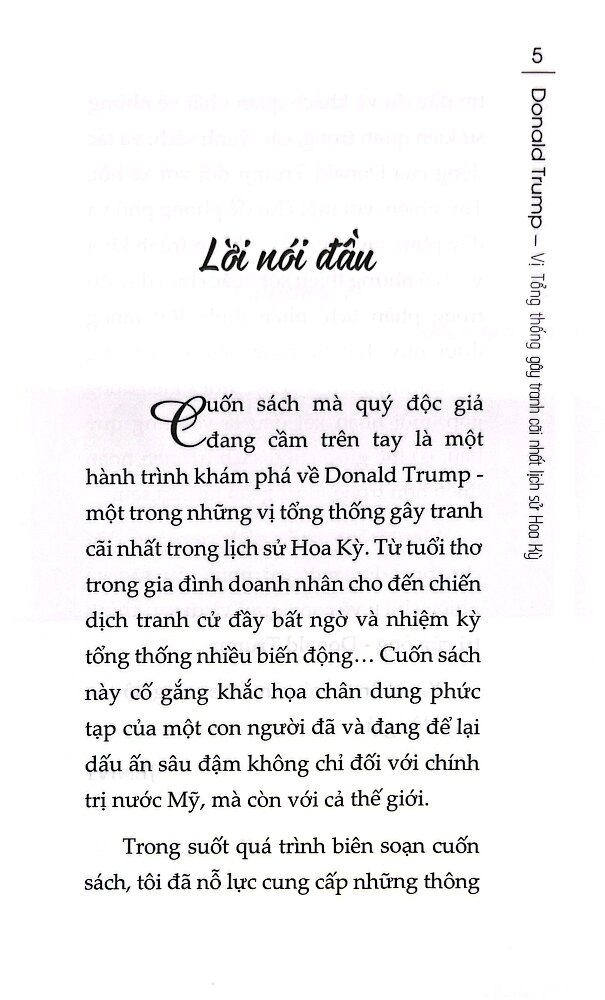 Donald Trump - Không Bao Giờ Bỏ Cuộc (Vị Tổng Thống Gây Tranh Cãi Lịch Sử Hoa Kỳ) - SB