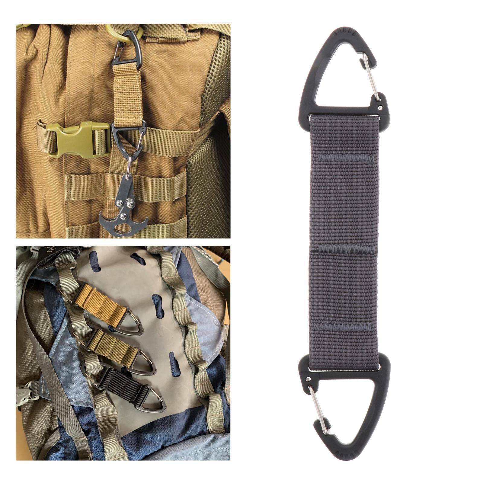 Triangle Hanging Buckle Clip Hook Spring Carabiner for Outdoor Climbing Tool
