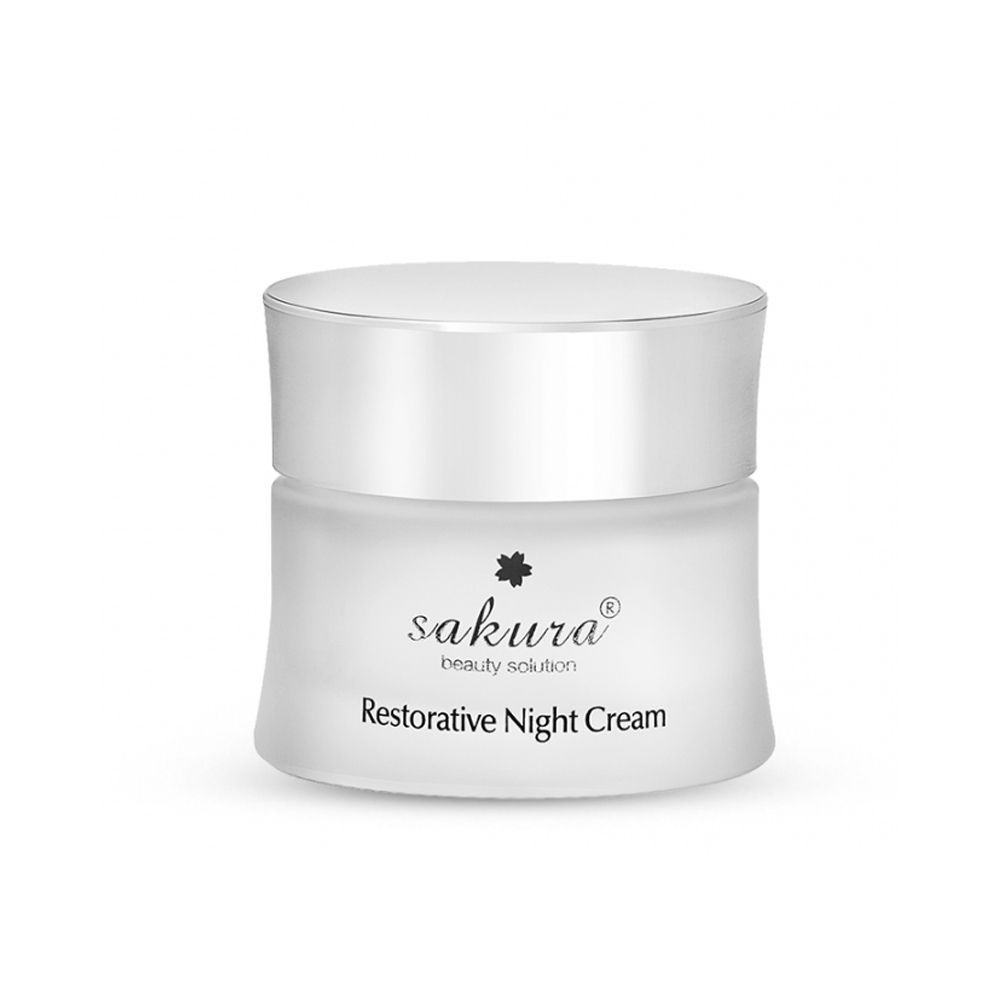 Kem dưỡng phục hồi chống lão hóa da ban đêm Sakura Restorative Night Cream 30g