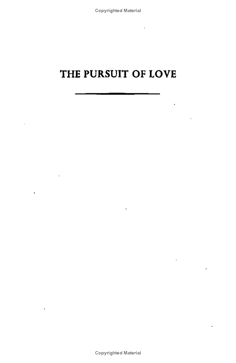 The Pursuit Of Love