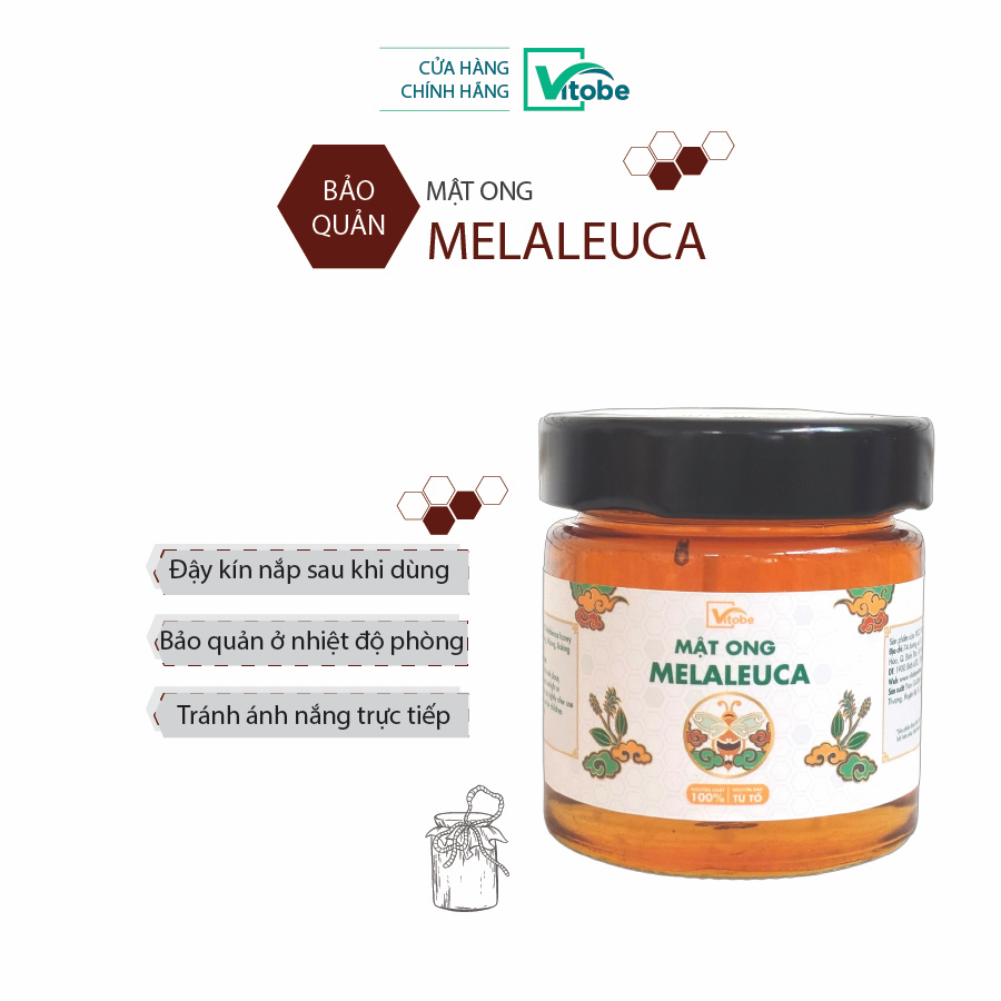 Mật Ong Melaleuca Vitobe - Hữu cơ 100%