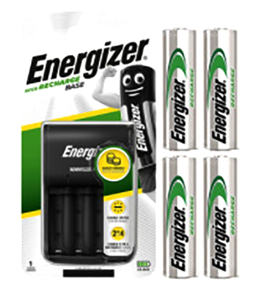 Máy sạc Pin ENERGIZER CHVC4 (kèm 4 viên pin sạc AA 1300 mAh) (Bao bì mới)