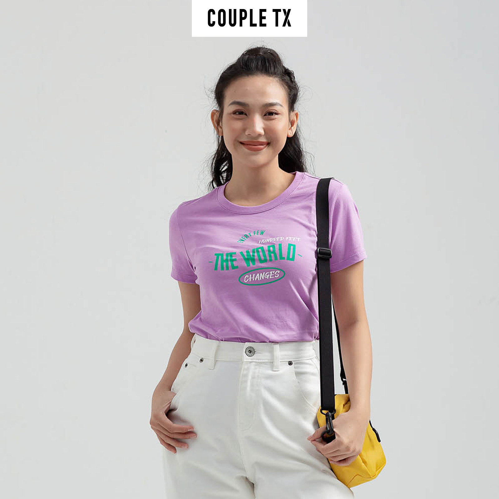 COUPLE TX - Áo Thun Nữ Slim In The World WTS 2205