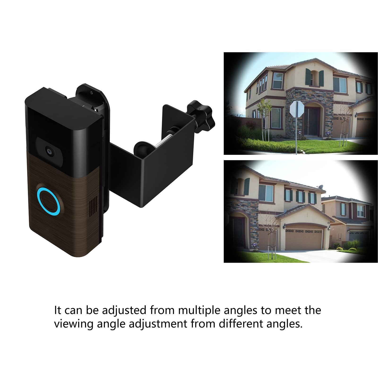 Anti Theft Doorbell Mount Stainless Steel Accs Doorbell Holder for Apartment