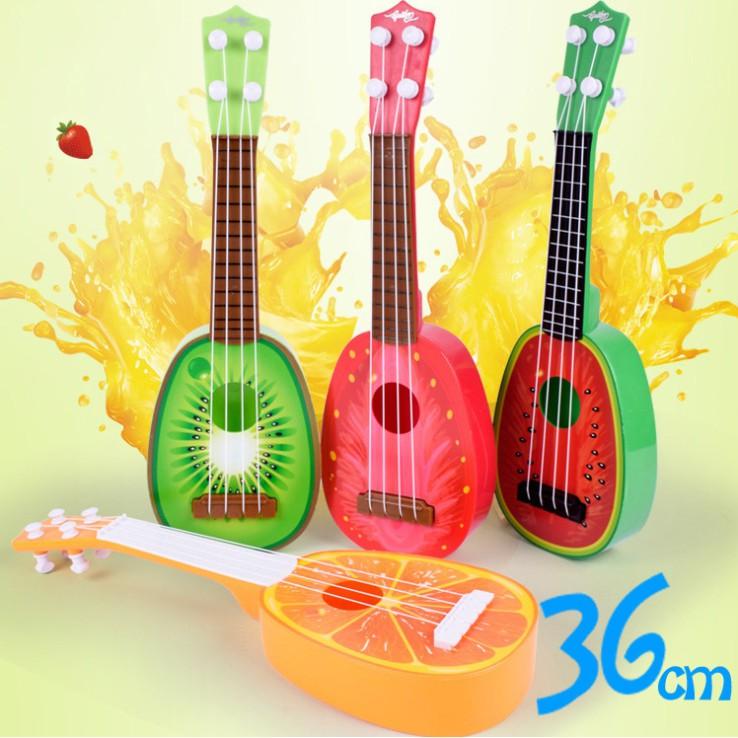 Đàn Guitar Hình Trái Cây ️Âm Thanh Cực Hay️ Đồ Chơi Cho Bé Gái Bé Trai Mô Phỏng Đàn Ukulele