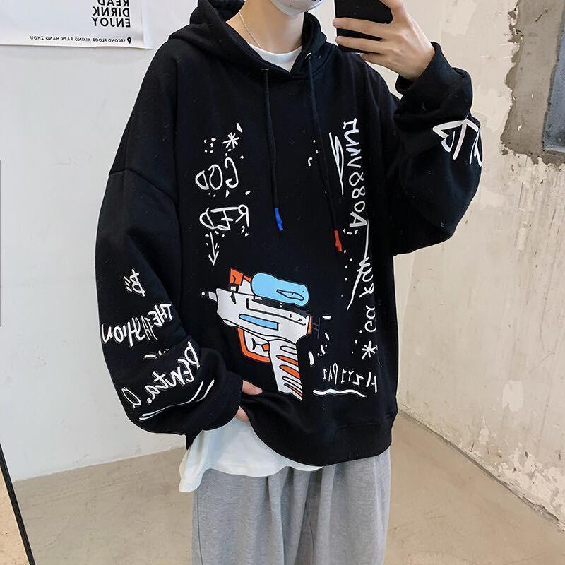 Áo Hoodie Nỉ Bông in Vũ Trụ - Form Rộng Unisex Nam Nữ ulzzang KUN