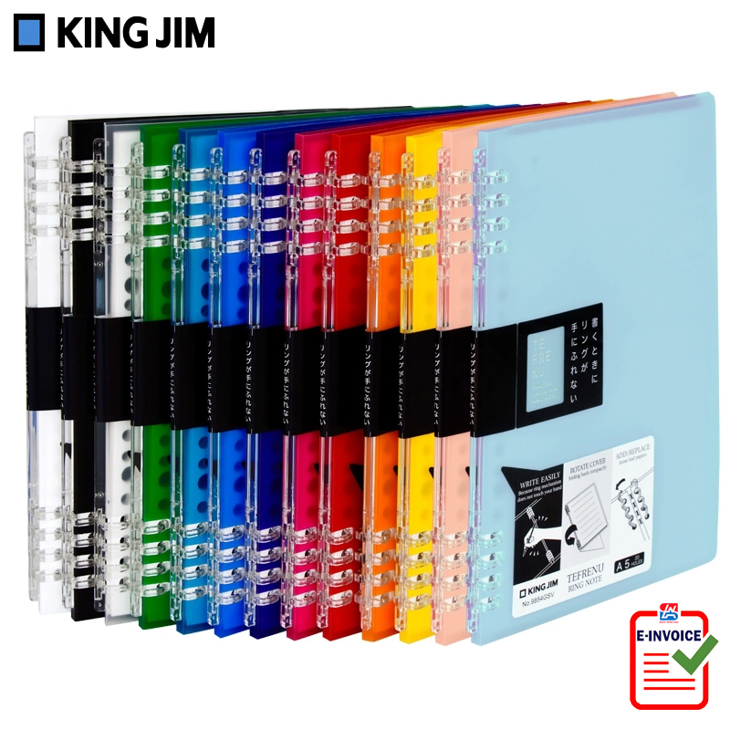 Bìa ghi chép King Jim A5 có thể thay thế giấy 9854GSV