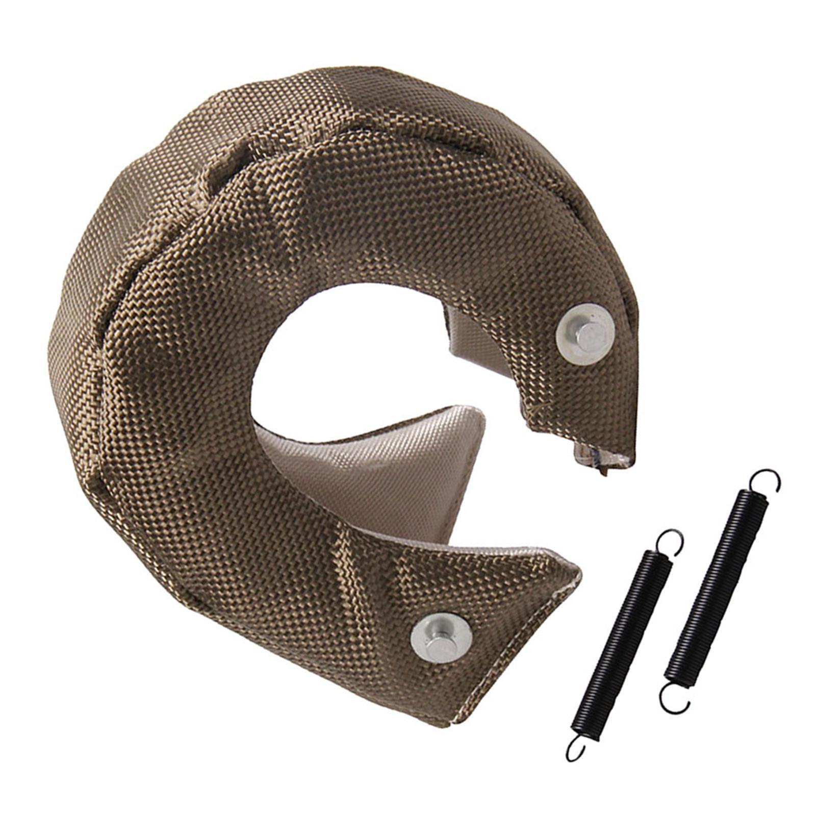 Turbocharger Heat Shield Cover for T3 High Temperature Turbo Charger Wrap with Fastener Springs Housing Turbo Blanket Cover Car Accessories