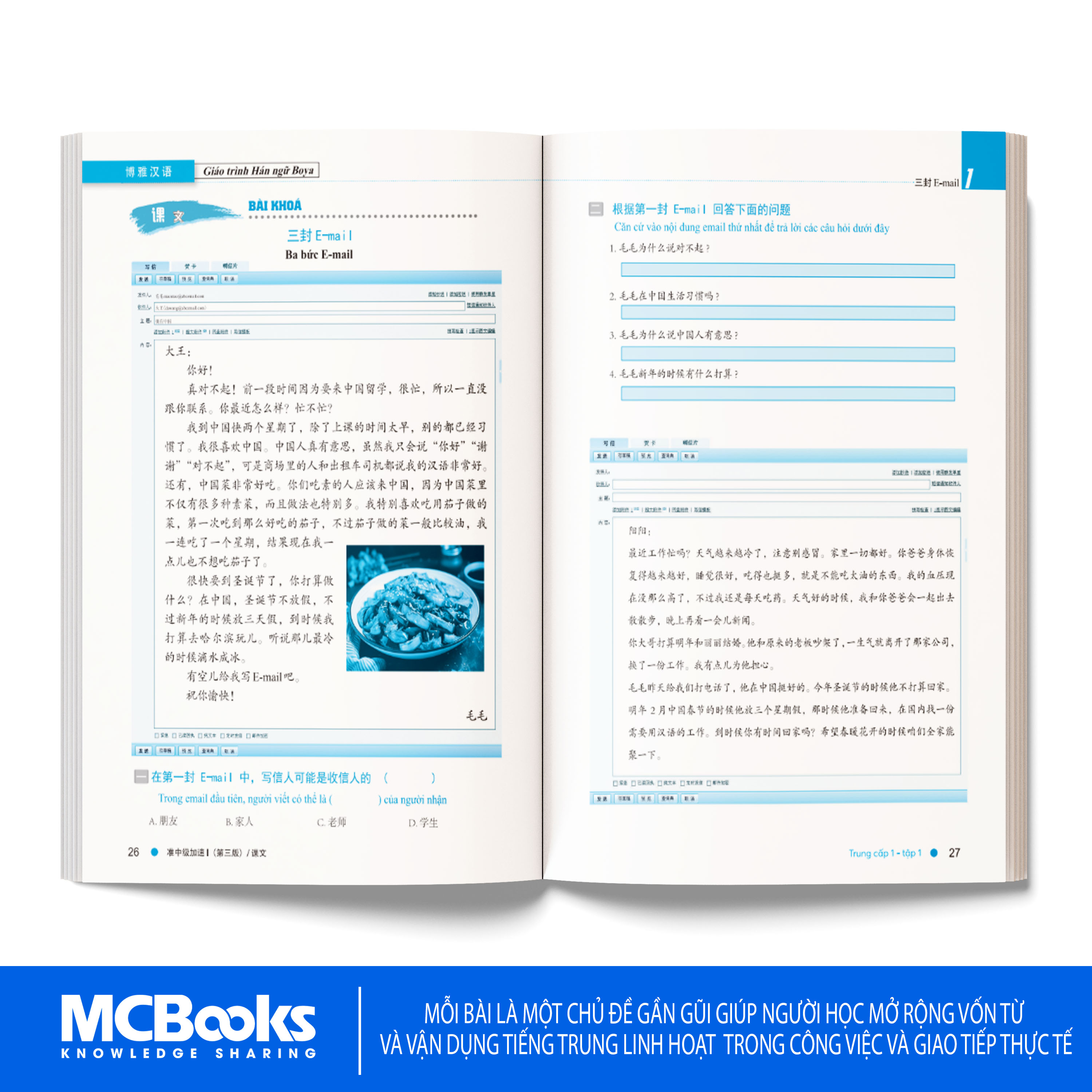 Sách - Giáo Trình Hán Ngữ BOYA Trung Cấp 1 – Tập 1 Phiên Bản 3 - ảnh 3