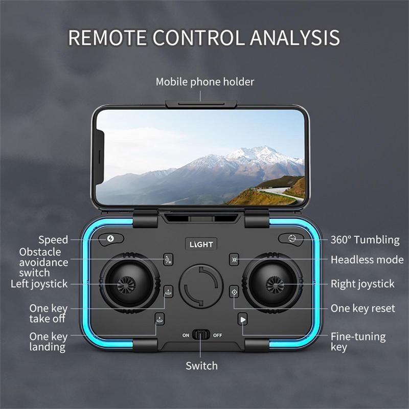 Máy bay không người lái có thể gập GPS có thể gập máy bay không người lái với camera 4K UHD cho người lớn máy bay máy bay 4K với tự động trở về nhà 360Intelligent chướng ngại vật