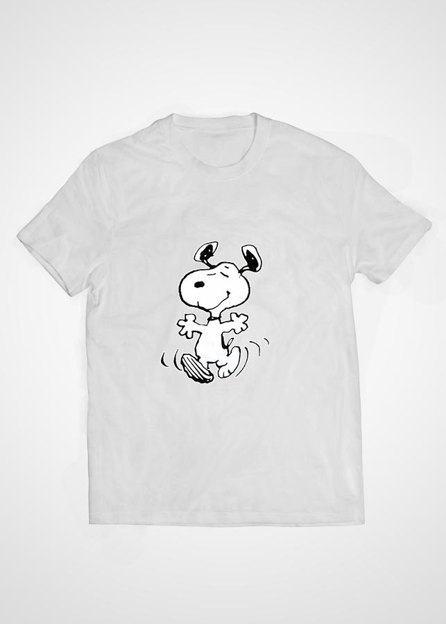 Bộ áo thun Cotton màu trắng cặp đôi in hình mẫu 04