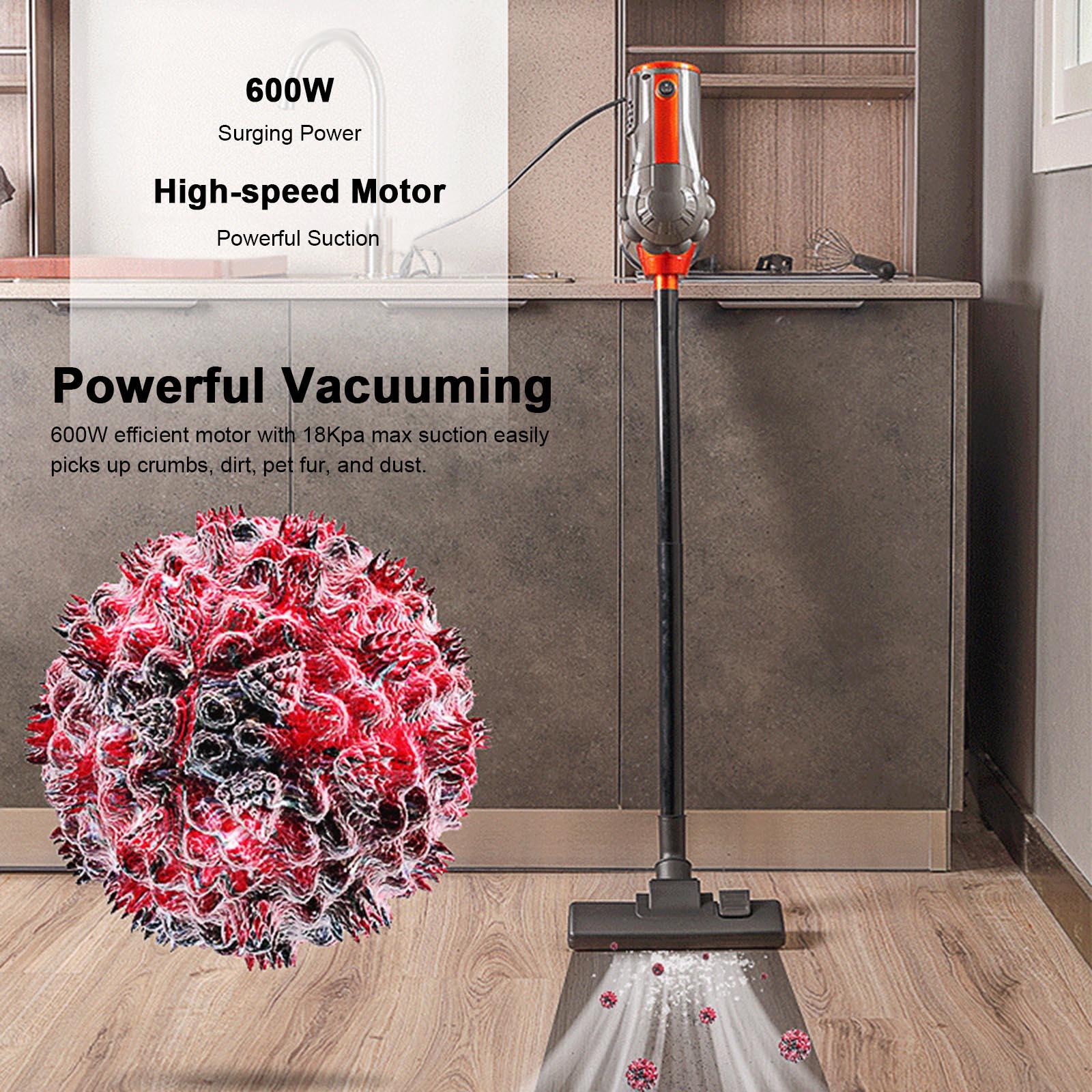 Máy Hút Bụi 2 Trong 1 Cầm Tay Gha-585 Nhẹ 600W 18Kpa Hút Mạnh