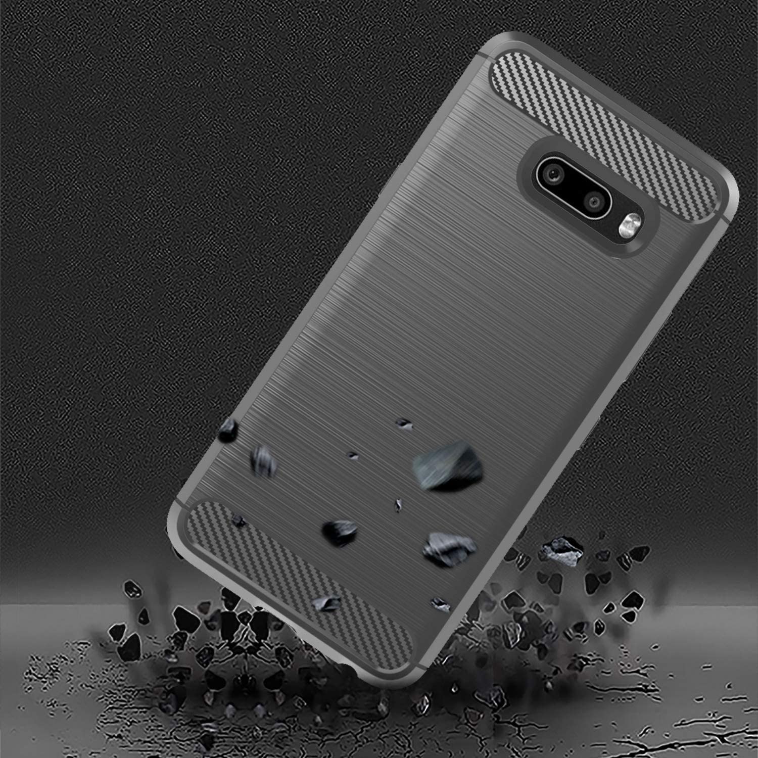 Ốp lưng chống sốc vân kim loại cho LG V50s / LG G8X hiệu Likgus - Hàng nhập khẩu