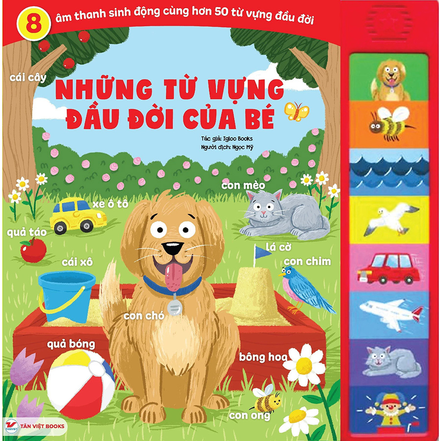 Những Từ Vựng Đầu Đời Của Bé - Âm Thanh Ngộ Nghĩnh - Sách Âm Thanh Tân Việt