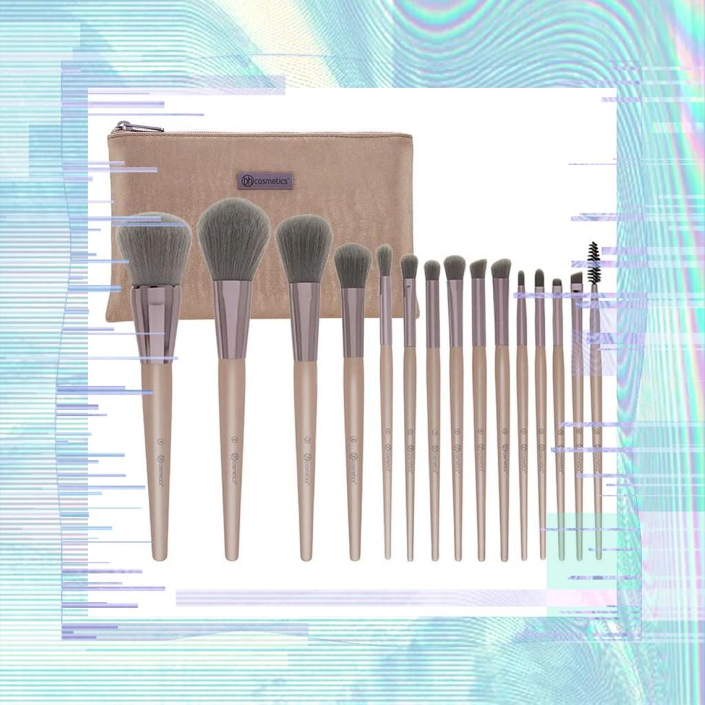 Bộ Cọ Trang Điểm Bh Cosmetics Lavish Elegance 15 Cây Kèm Túi Đựng