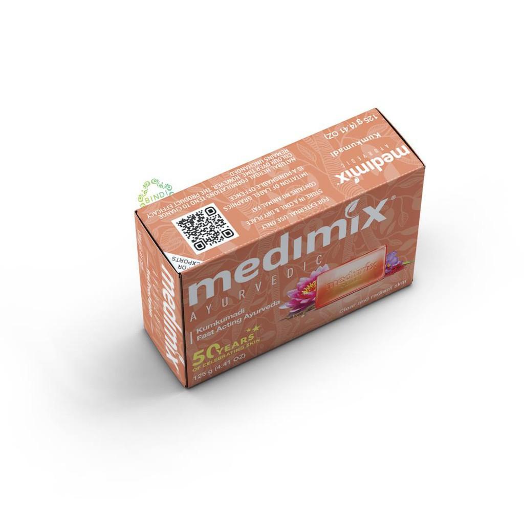 Set 5 Xà phòng Medimix Kumkumadi Nghệ Tây 125g/bánh