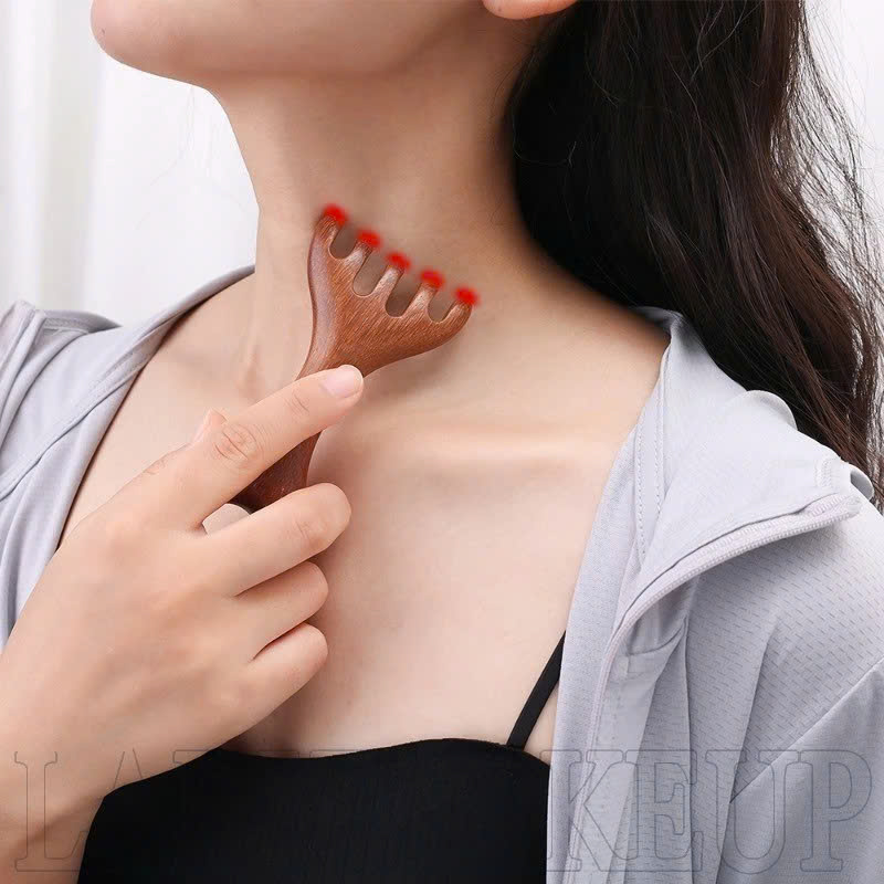 Dụng Cụ day ấn Huyệt Mát xa toàn thân bằng gỗ Đàn Hương Chăm sóc sức khỏe DỤNG CỤ MASSAGE KHÁC