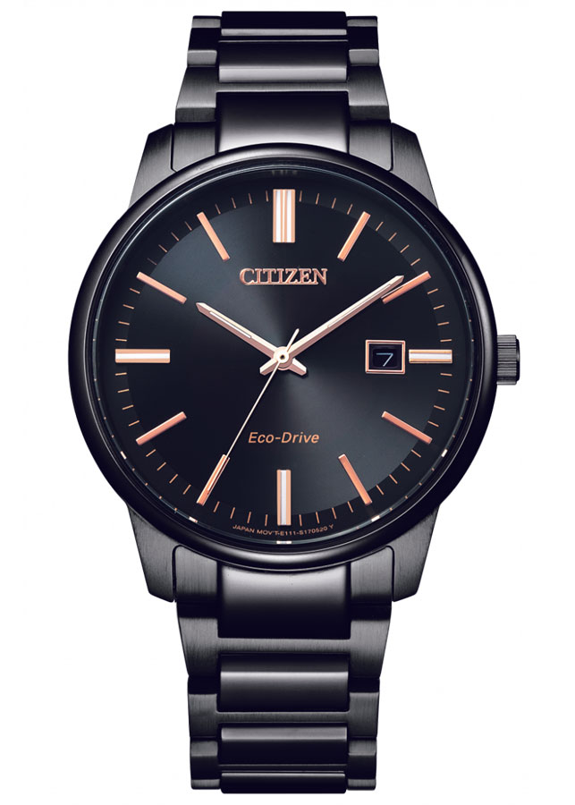 Đồng Hồ Nam Citizen Dây Thép Không Gỉ BM7527-89E - Mặt Đen (Sapphire)