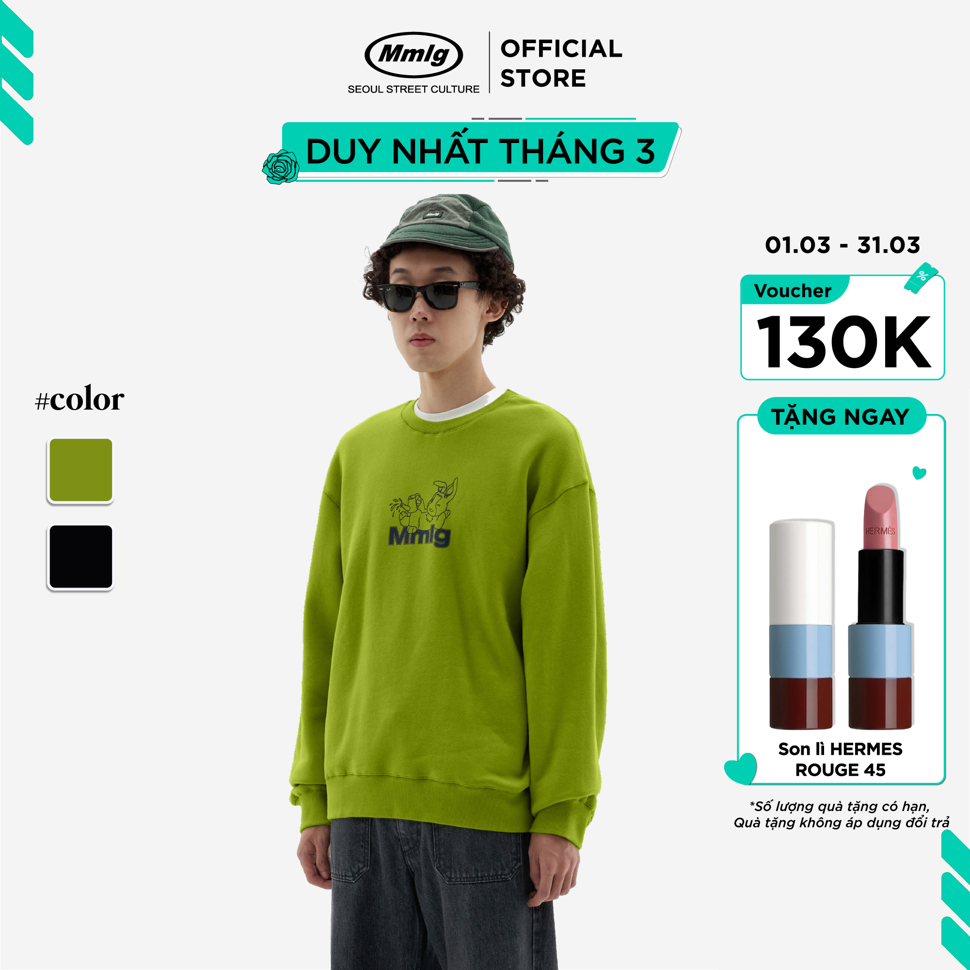Áo tay dài Mmlg Gardening Sweat - Áo Hoodie Sweater cho nam, nữ, unisex - MMLGS017