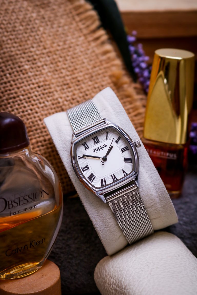 Đồng Hồ Nữ JA-1242A Julius Hàn Quốc Dây Thép