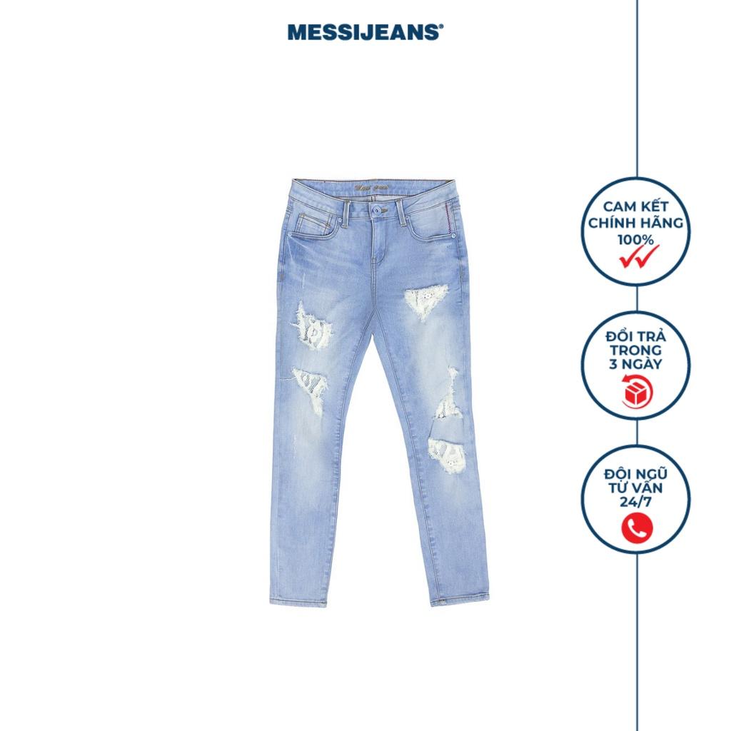 Quần Jeans Nữ Ông Ôm Rách MESSI SJW-846-18