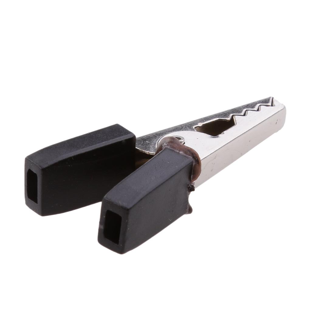 10 Pieces 35mm Alligator Crocodile Test Clips Clamps Lead Probe Connector