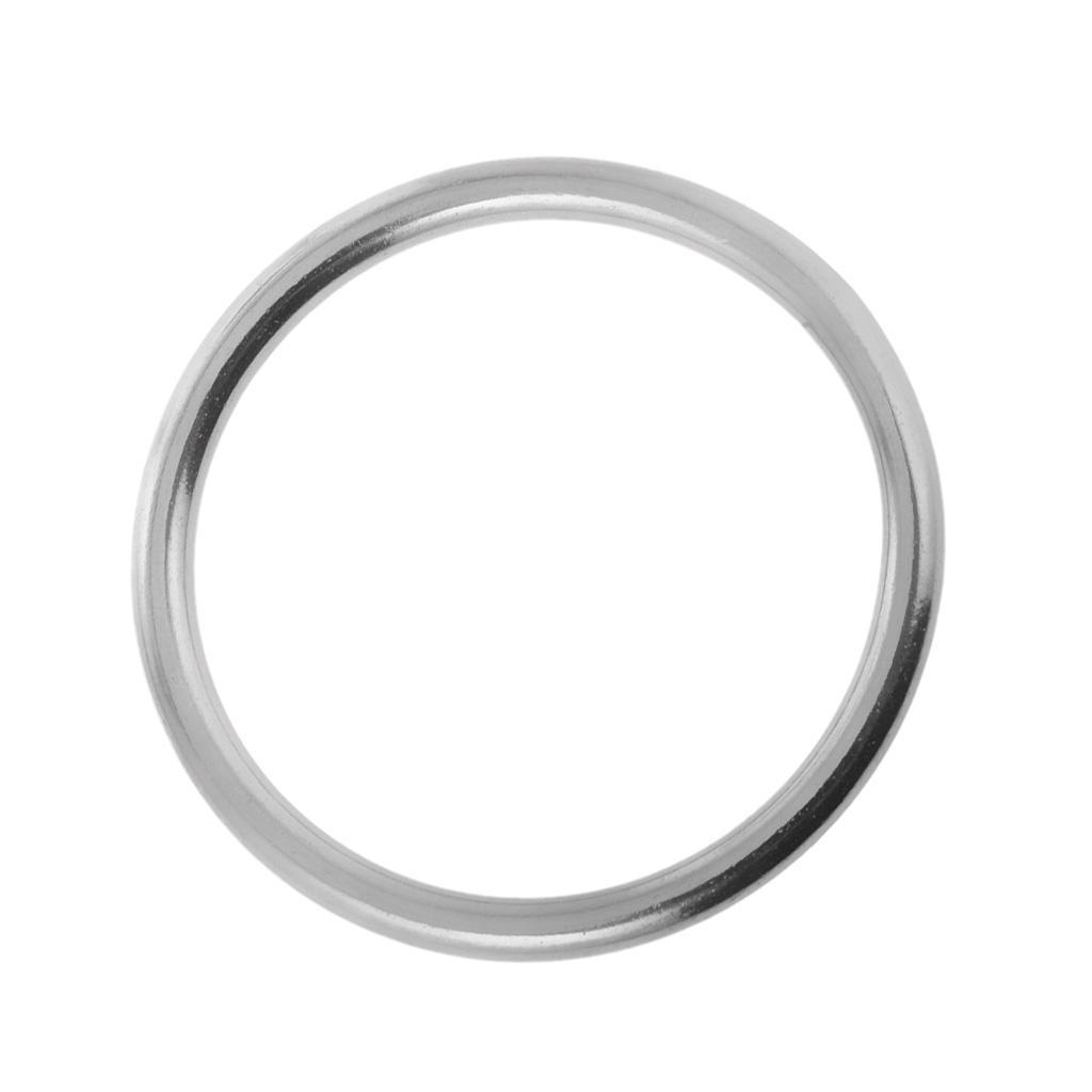 2 Welded Stainless Steel O Round Rings Circle Craft Webbing Boat 1 Inch