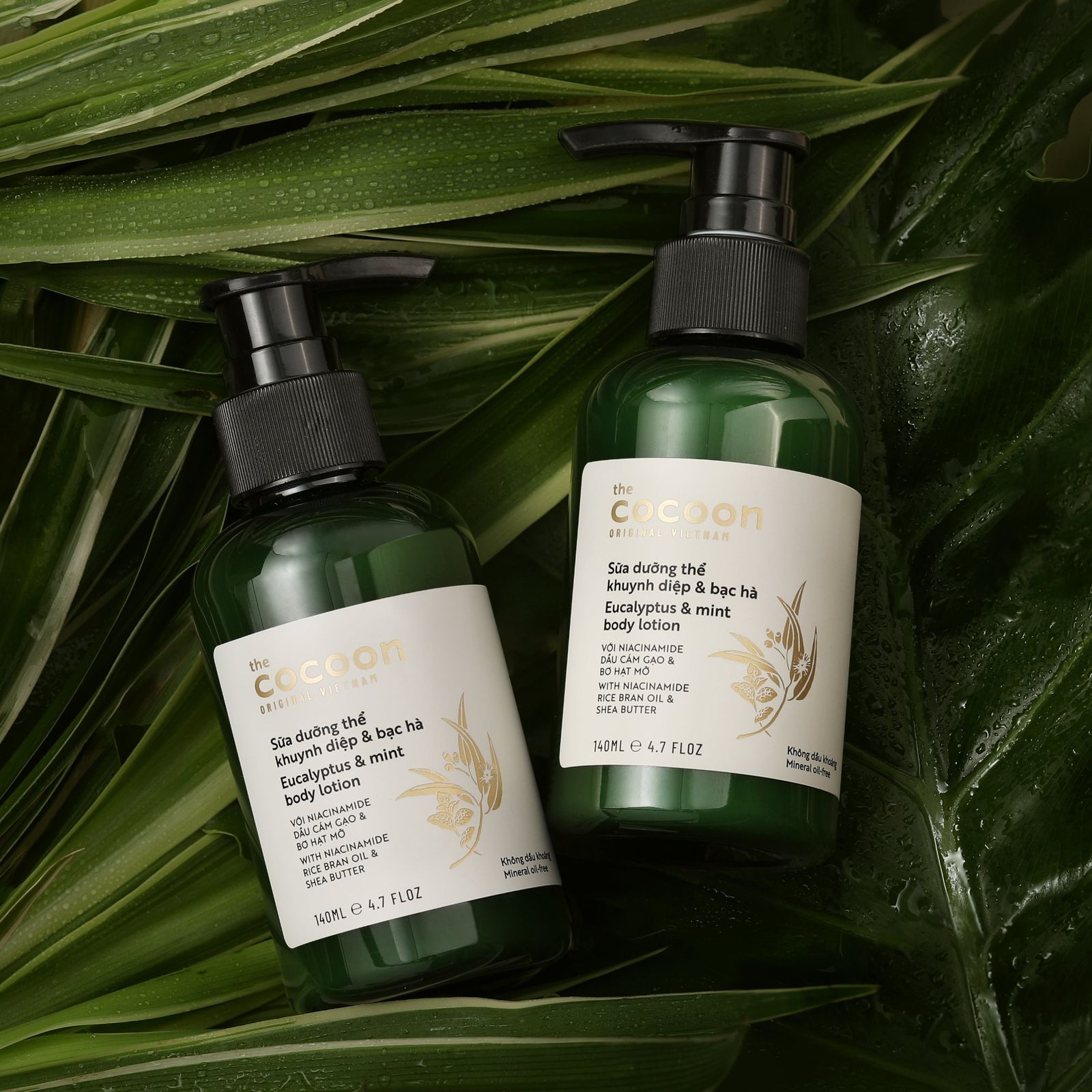Sữa Dưỡng Thể Khuynh Diệp & Bạc Hà Cocoon 140ml