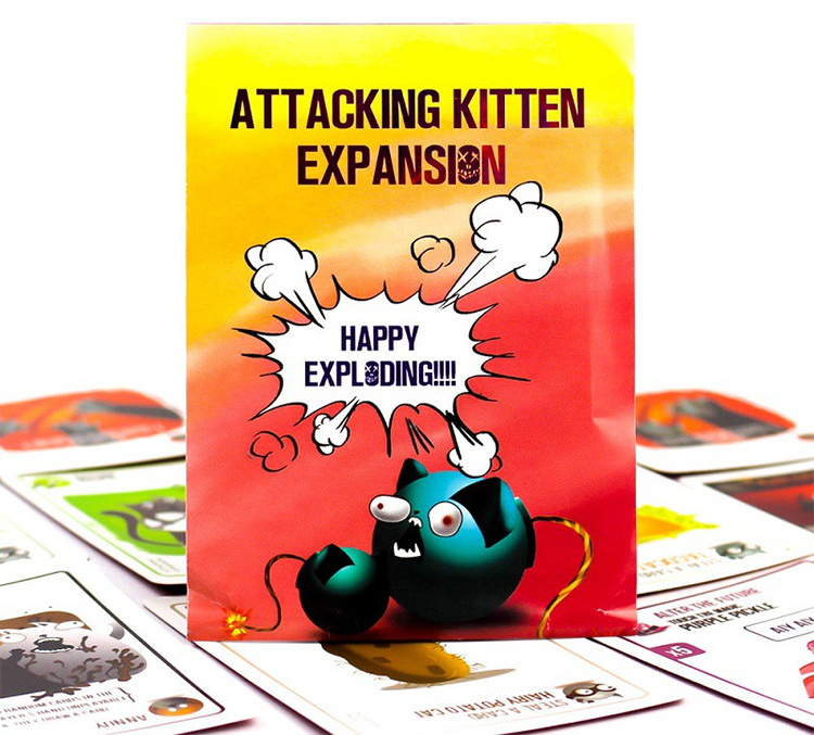 Mèo Nổ Exploding Kittens Mở Rộng 2 - Attacking Kittens