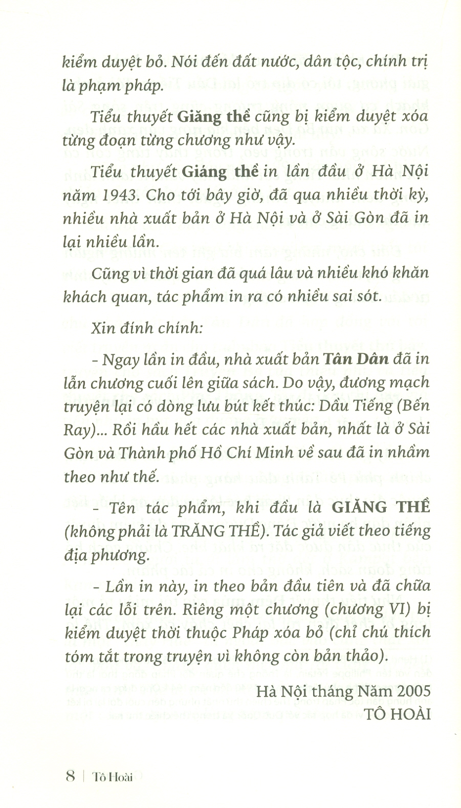 Giăng Thề - Tô Hoài