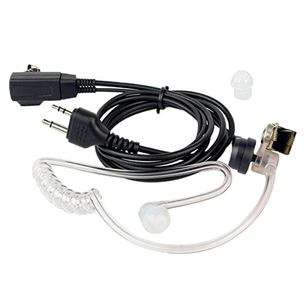 2-Pin Covert Acoustic Tube Walkie Talkie Earpiece for Midland GXT250/255/325