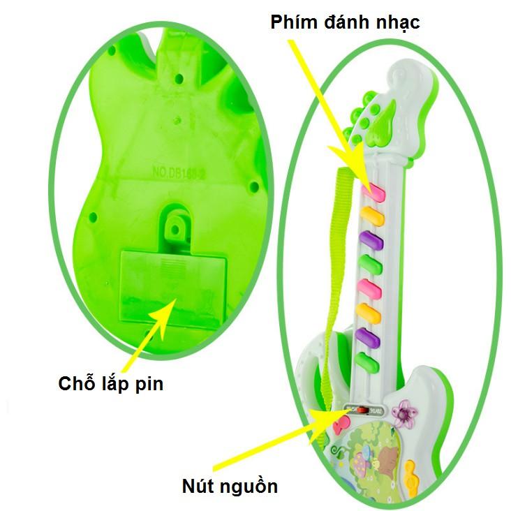 Đồ Chơi Đàn Ghita Phát Nhạc Chạy Pin Cho Bé