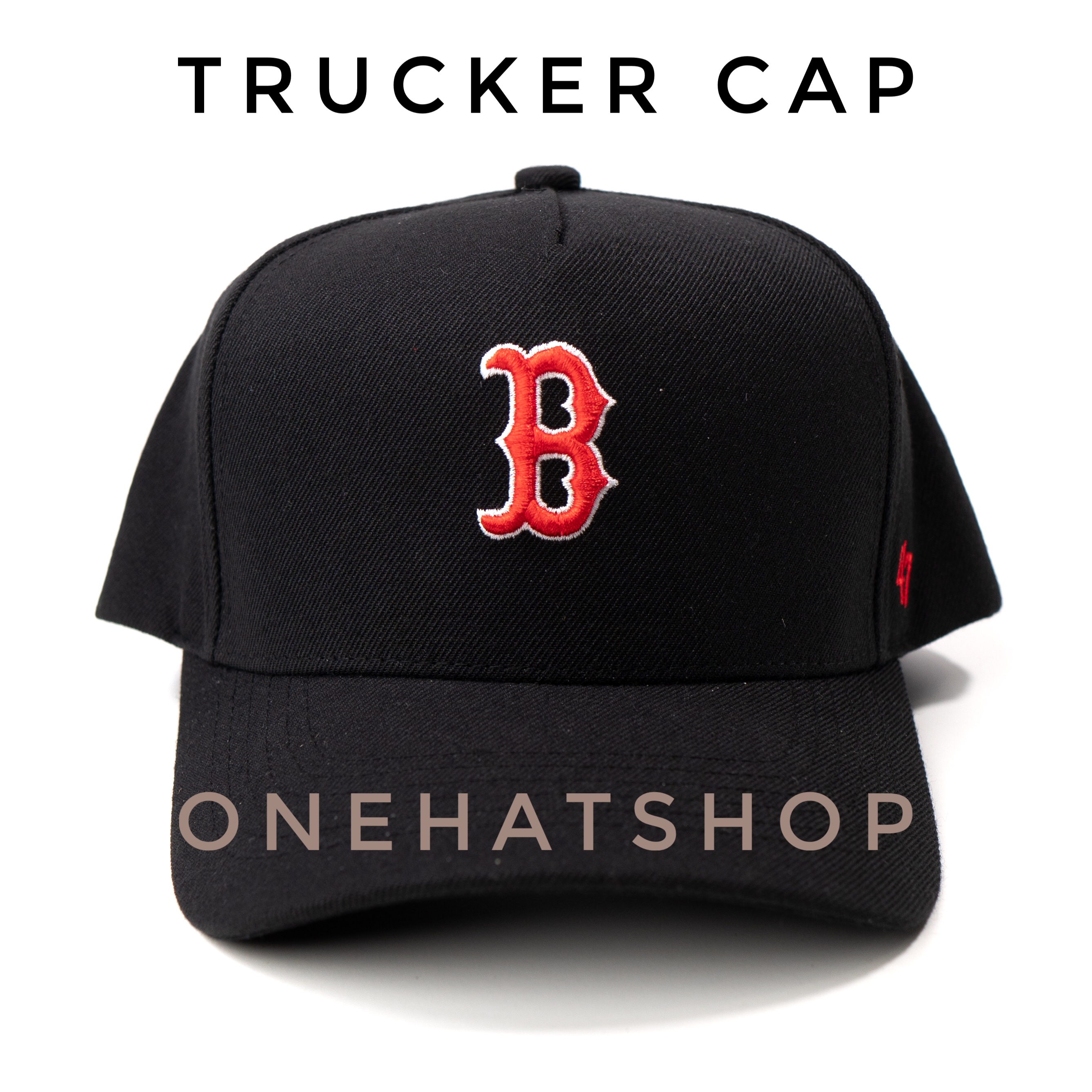 Nón Lưỡi Trai Vành Cong fom Trucker Logo chữ B quai cài nút