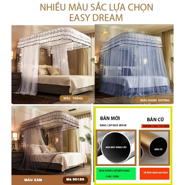 【 HÀNG LOẠI 1 + BẢN NÂNG CẤP  MỚI NHẤT 2022】  Màn khung Không khoan tường- Mùng ngủ cao cấp EASY DREAM đẹp  chống muỗi