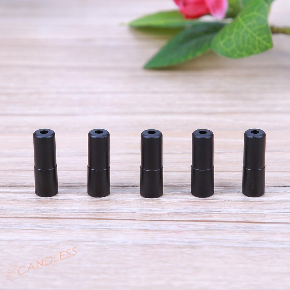 100 Đầu Bọc Dây Phanh Xe Đạp Bằng Nhựa Màu Đen