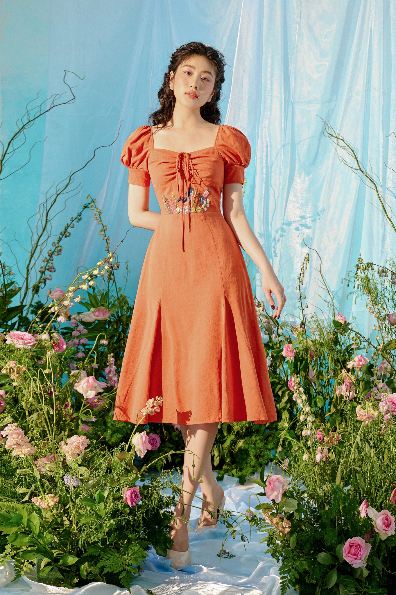 OLV - Đầm Alina Embroi Dress