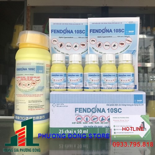 Thuốc diệt muỗi và côn trùng Fendona - chai 50ml