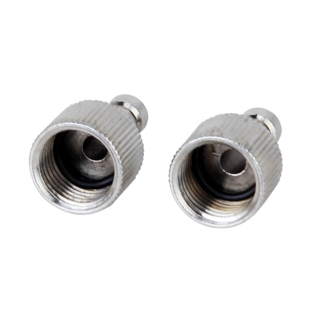 Silver Alloy Airbrush Quick Disconnect Coupler Hose Connector Adapter 1/8"