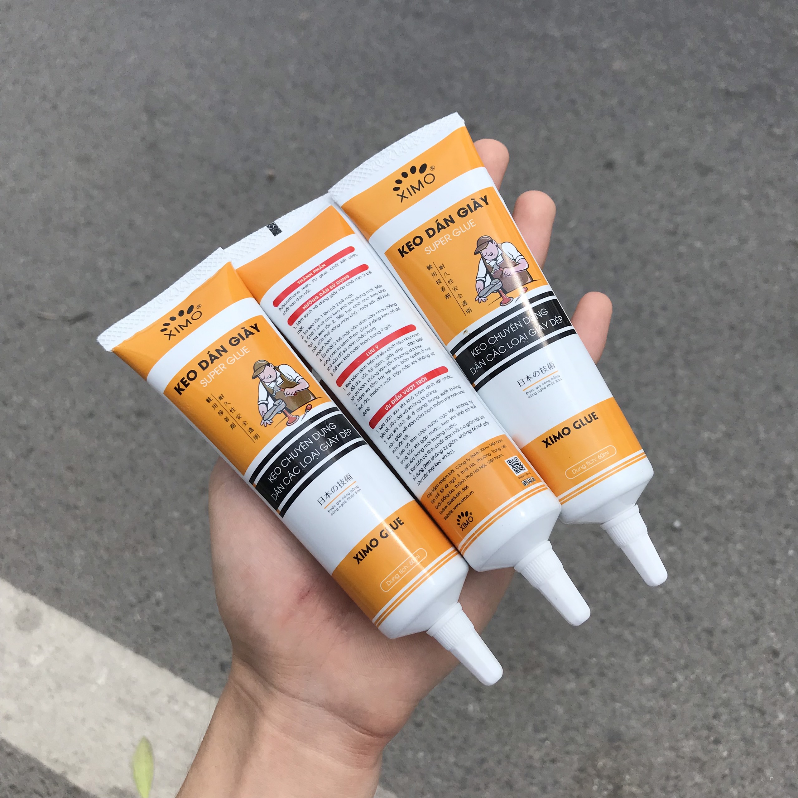 Keo dán giày SUPER GLUE XIMO cao cấp 