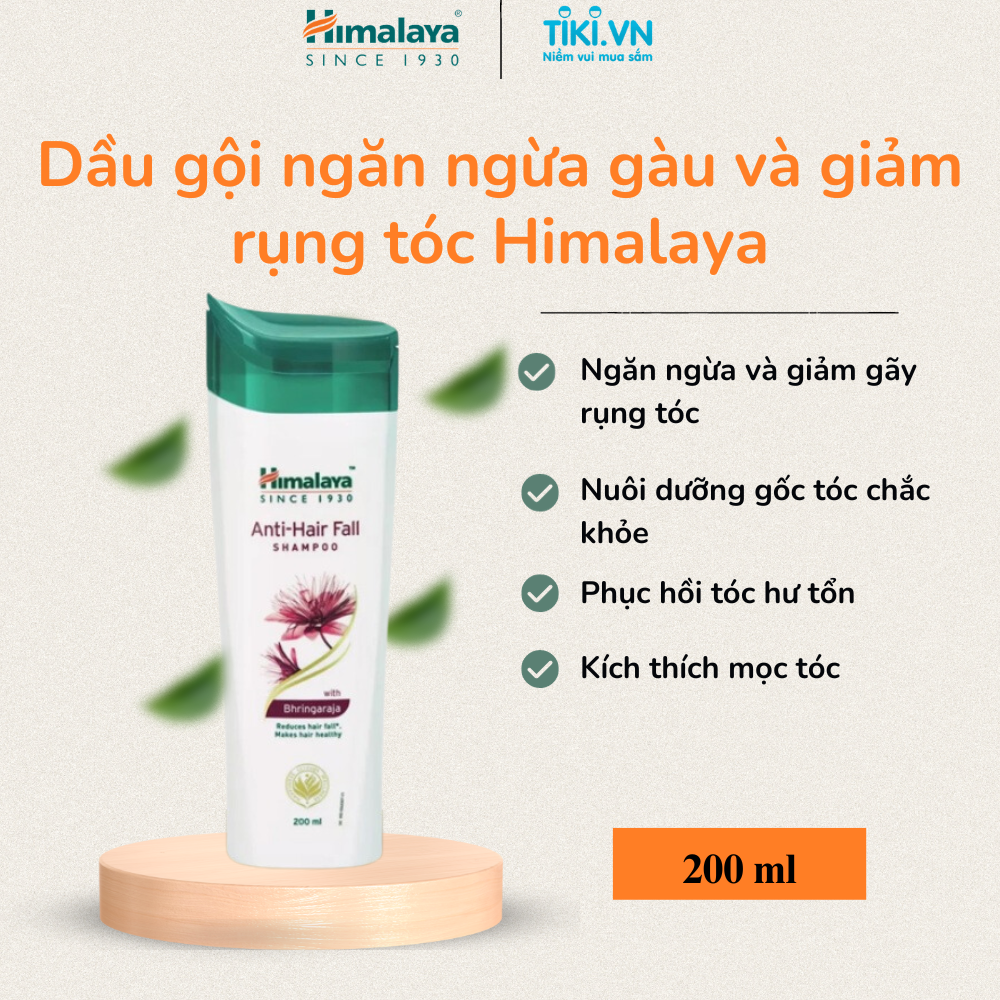 [HSD: 09/2024] Dầu gội giảm rụng tóc Himalaya Anti Hair Fall Shampoo 200ml