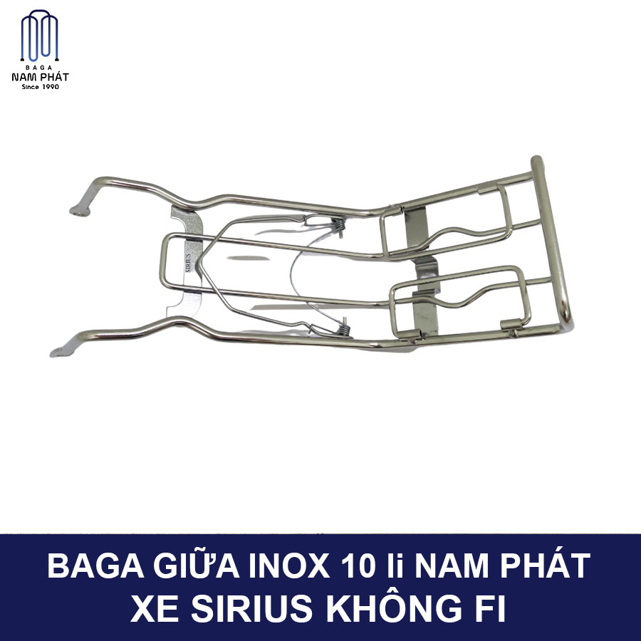 Baga giữa inox 10 li Sirius Không FI Nam Phát