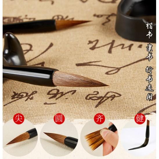 Bộ Combo Bút Lông Viết Thư Pháp, Vẽ Calligraphy, Kanji, Hán Tự, Chữ Nho, Chữ Hàn Baoke - S008