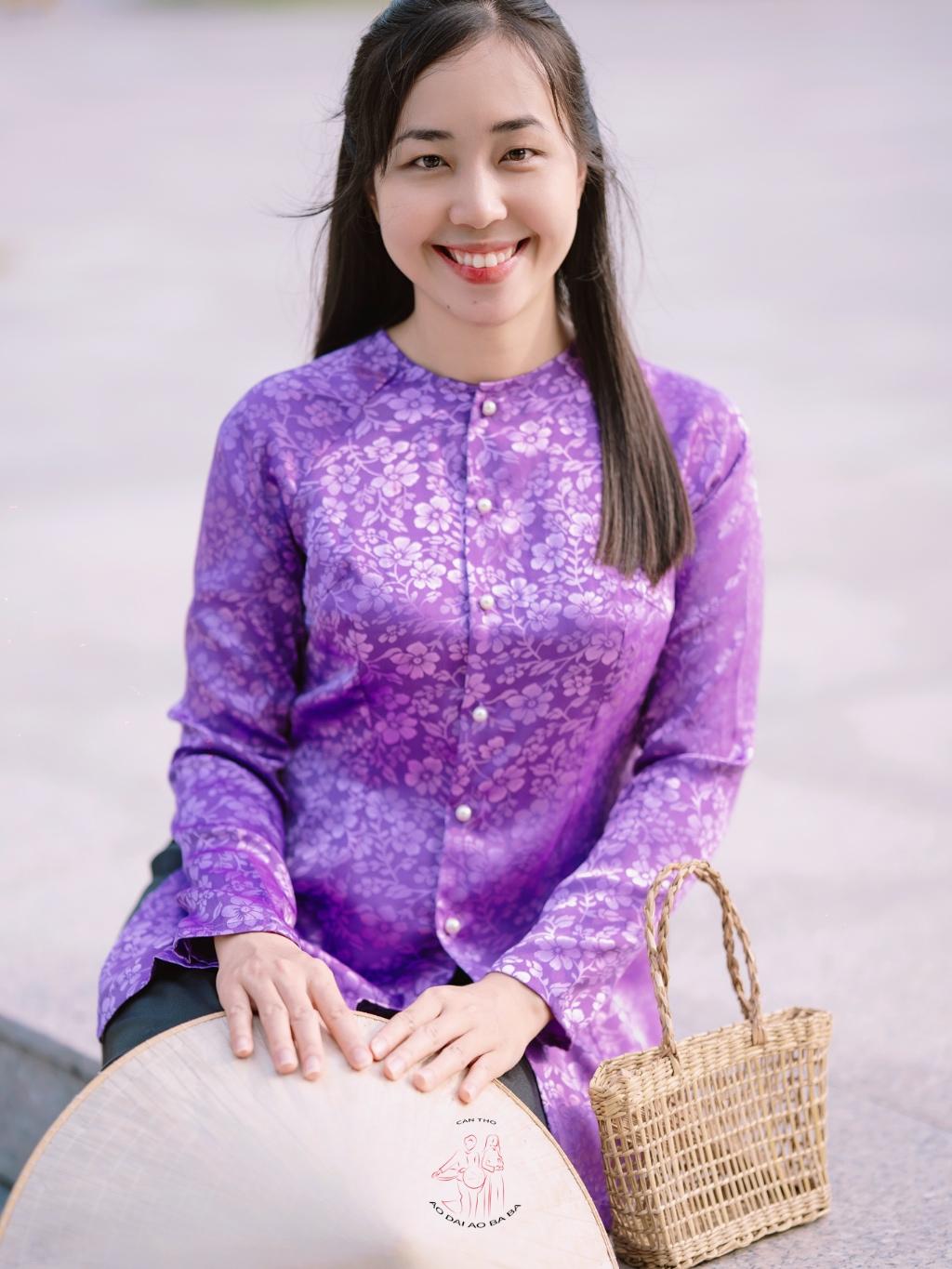 Bộ áo bà ba gấm Tím- Có bộ bà ba Bigsize- may sỉ bà ba toàn quốc - May bộ bà ba theo yêu cầu - Bộ gấm tím tốt