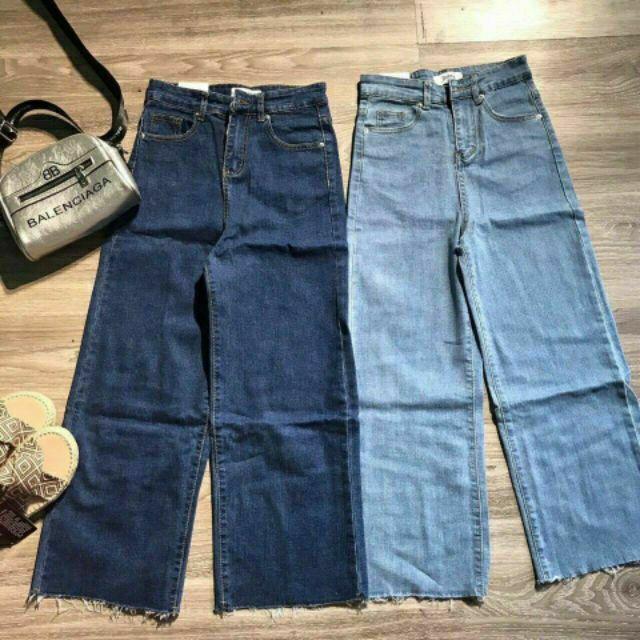 S M L 30-35 Quần jean SUÔNG Bigsize