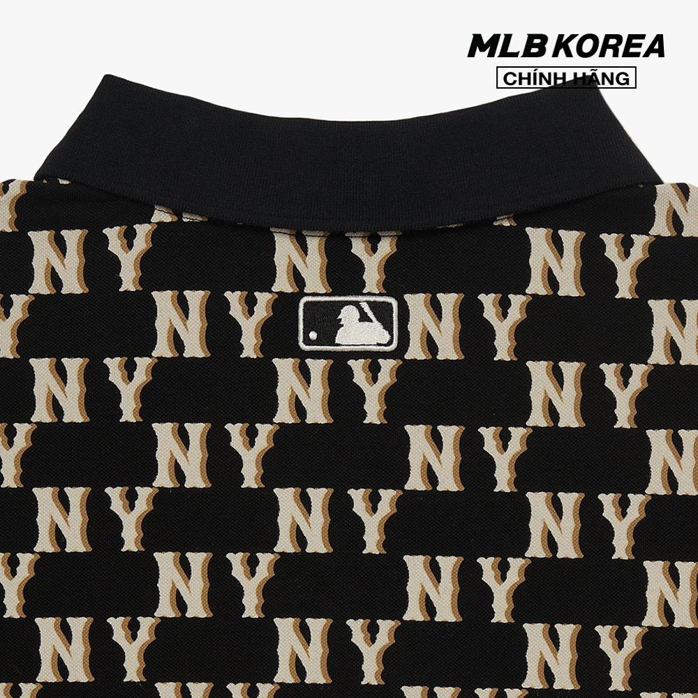 MLB - Áo polo nam tay ngắn Classic Monogram 3LPQM0133-50BKS