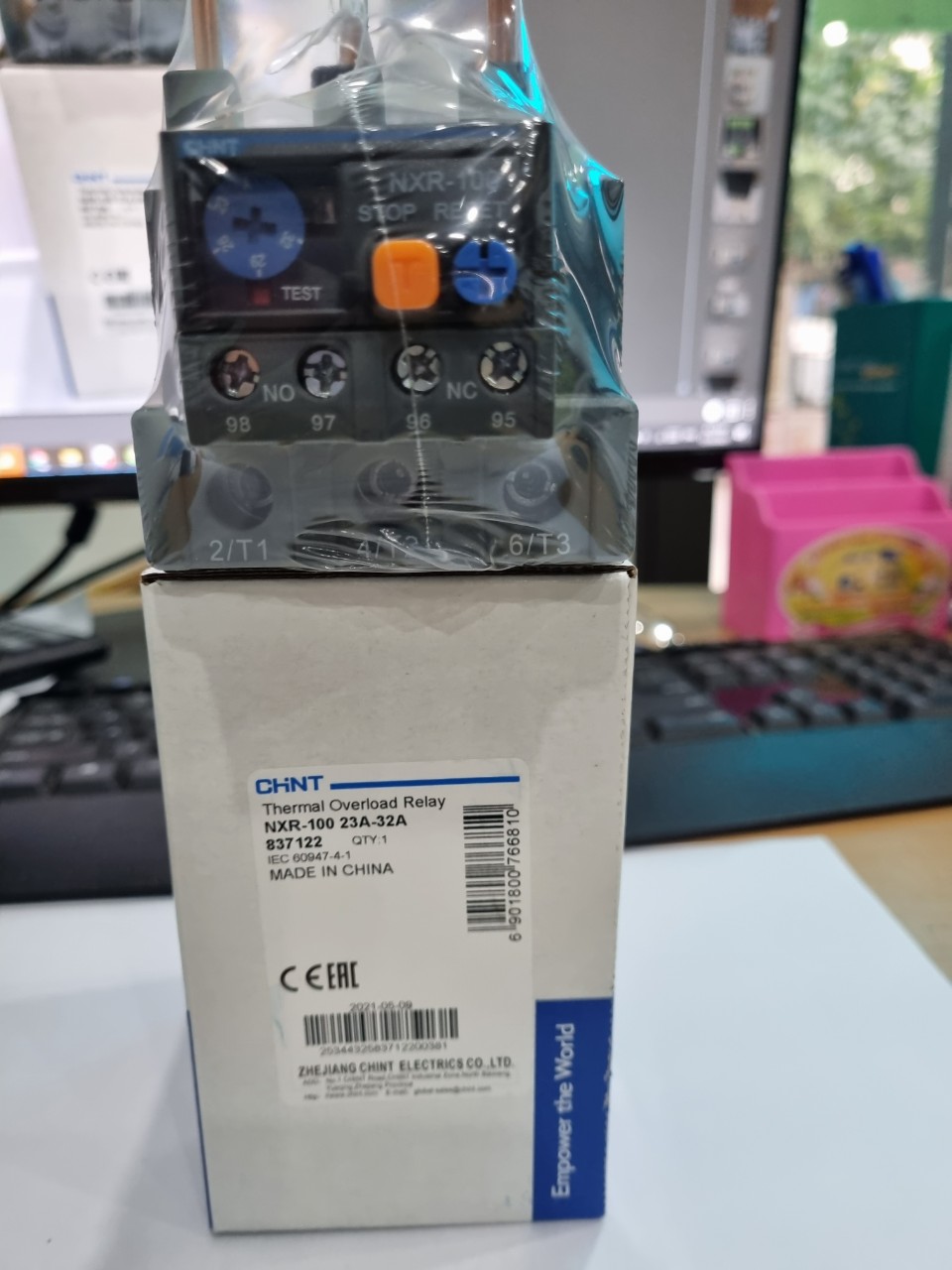 Rơ le nhiệt CHint NXR-100A,48-65, 23-32, 30-40, 37-50, 55-70