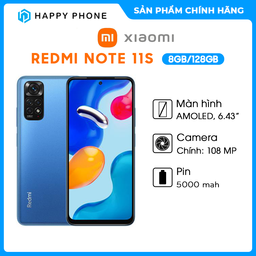 Điện thoại Xiaomi Redmi Note 11S (8GB/128GB) - Hàng chính hãng