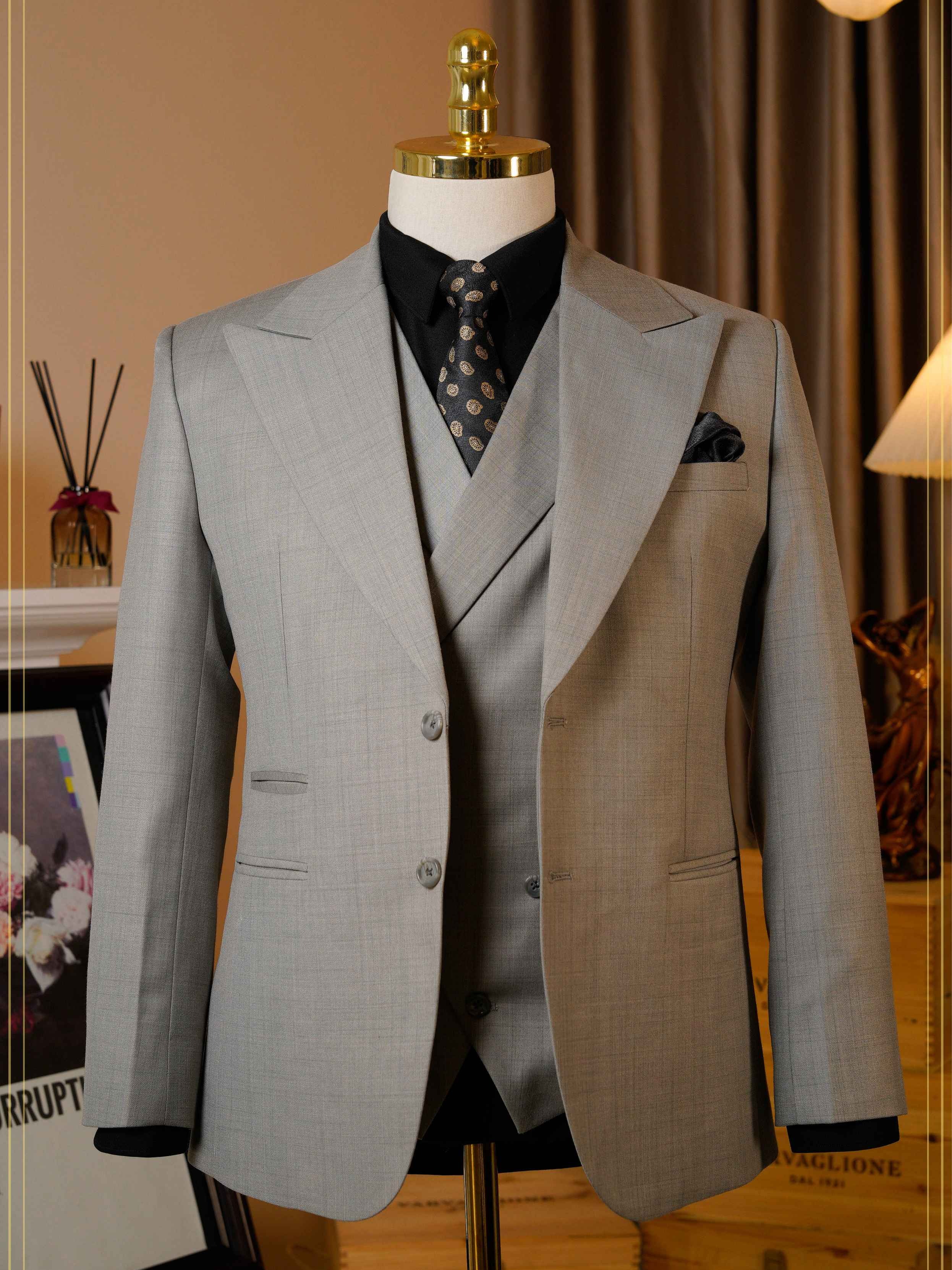[MAY ĐO] NGUYÊN BỘ SUIT DÒNG STANDARD THƯƠNG HIỆU THE SUITS HOUSE