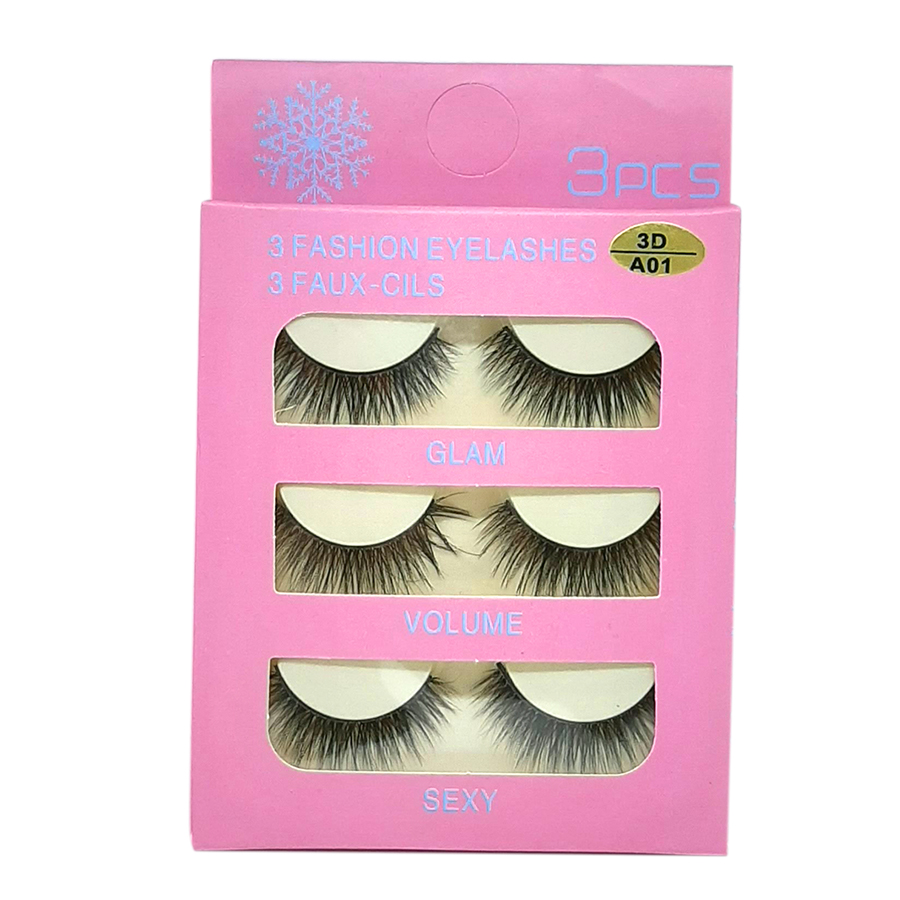 Mi giả 3 Fashion Eyelashes 3 Faux - Cils (kiểu mi 3D/A01)