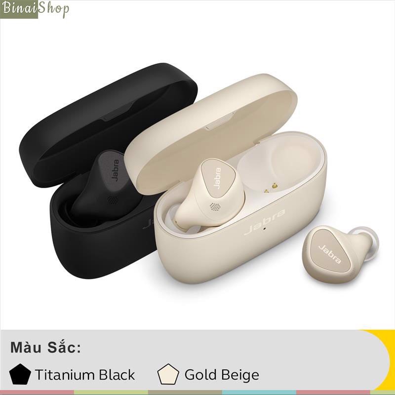 Jabra Elite 5 - Tai Nghe Nhét Tai True Wireless, Bluetooth, ANC, Đàm thoại- Hàng Chính Hãng